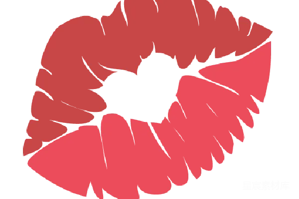 元素素材 吻