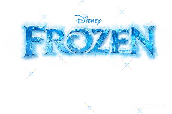 元素素材 冰雪奇缘电影标题