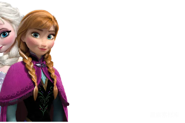 元素素材 冰雪奇缘：艾尔莎与安娜