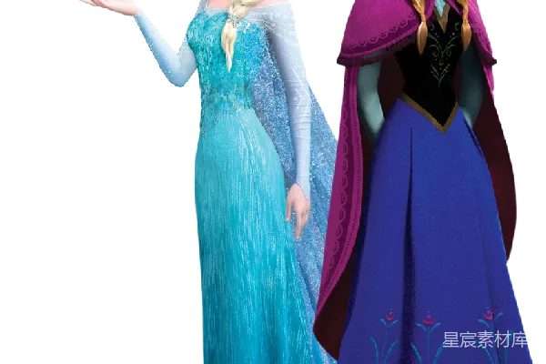 元素素材 冰雪奇缘：艾尔莎与安娜的魔法时刻
