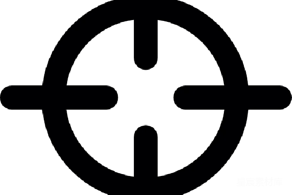 元素素材 瞄准图标