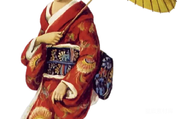 元素素材 和服