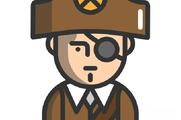 元素素材 侦探角色插图