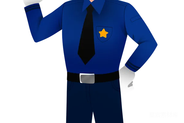 元素素材 警察