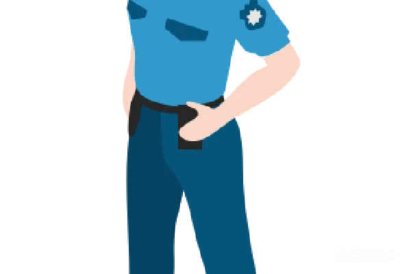 元素素材 警察