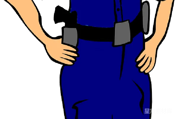 元素素材 警察