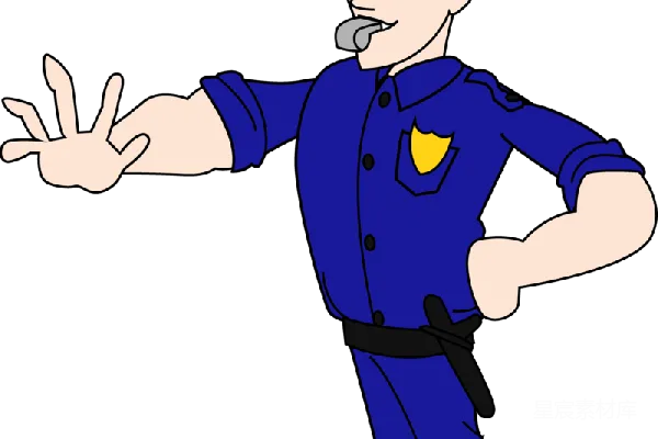 元素素材 警察