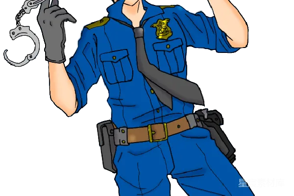 元素素材 警察