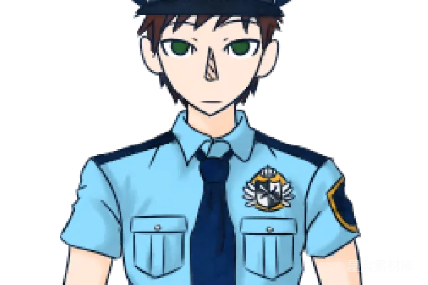 元素素材 警察