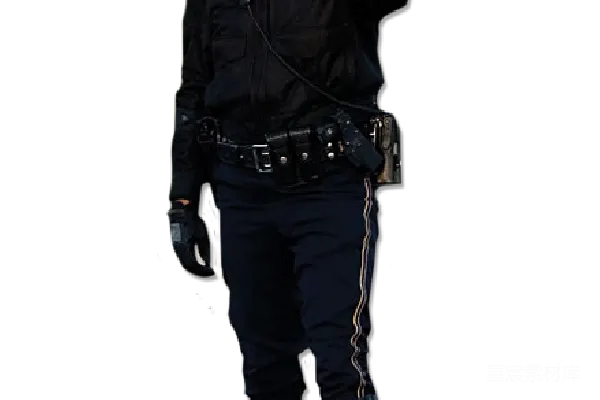 元素素材 身穿制服的警察形象