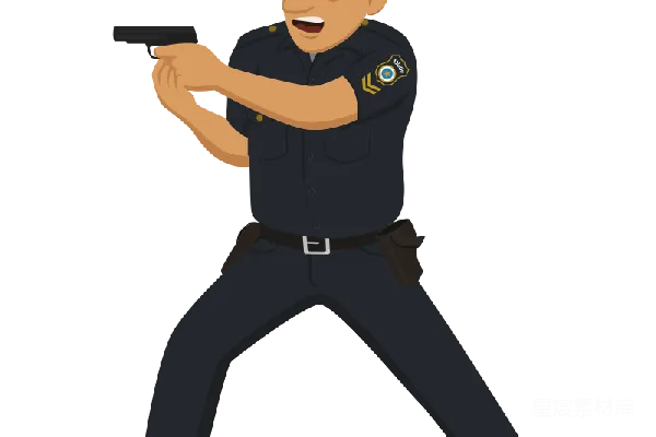 元素素材 警察