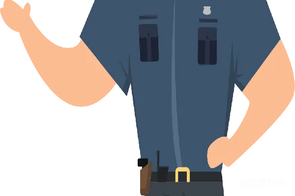 元素素材 警察