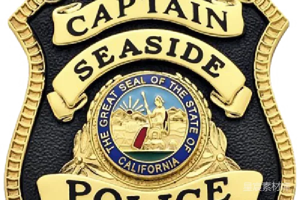 元素素材 加利福尼亚州海岸警官徽章
