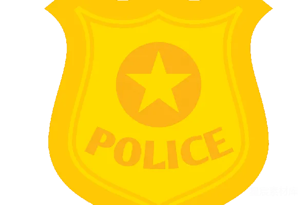 元素素材 警察徽章