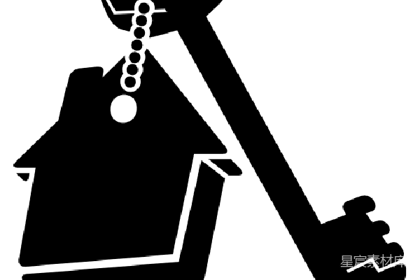 元素素材 房屋钥匙插图