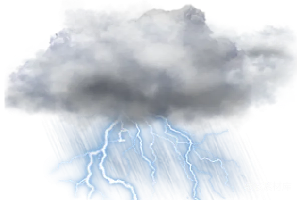 元素素材 雷鸣