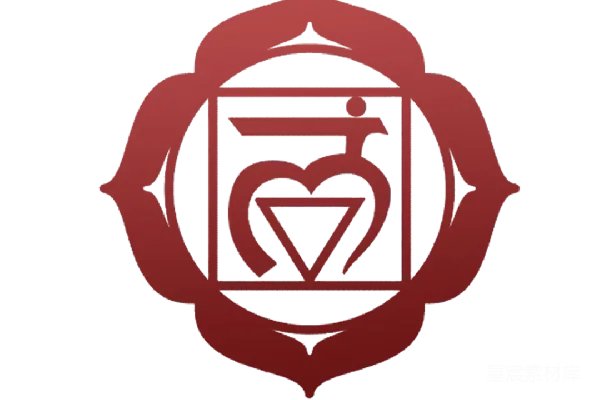 元素素材 心轮瑜伽符号