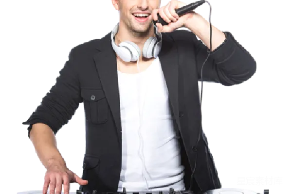 元素素材 DJ在舞台上表演