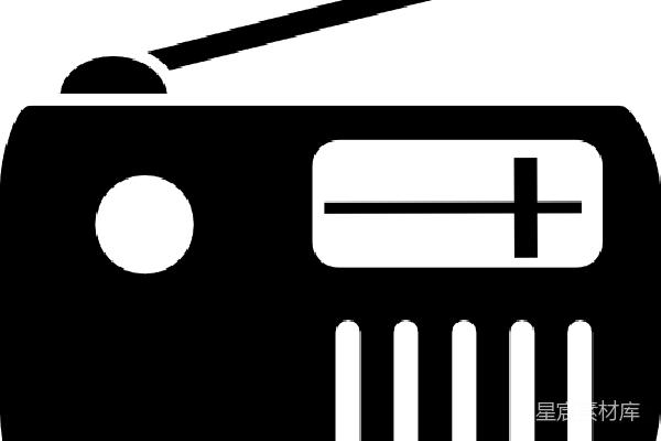 元素素材 收音机