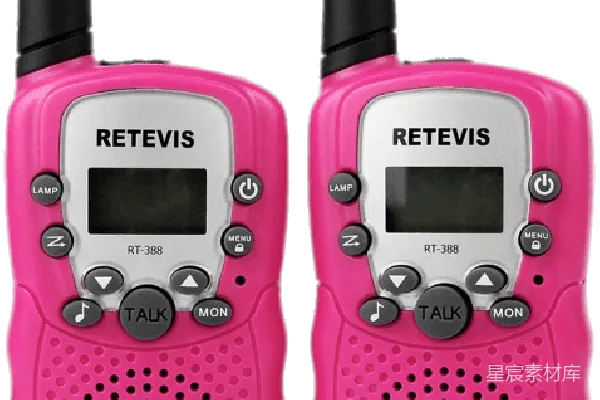 元素素材 粉红色Retevis RT-388对讲机