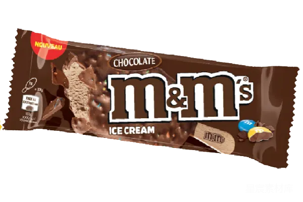 元素素材 巧克力M&M's冰淇淋包装