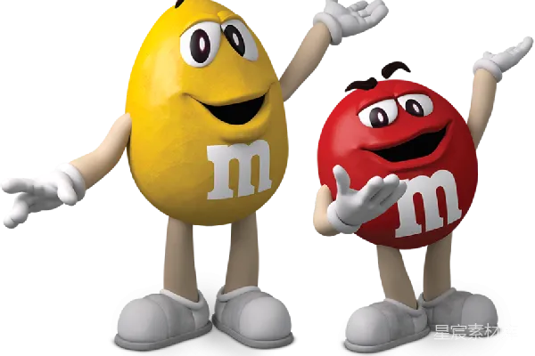 元素素材 M&M's卡通形象