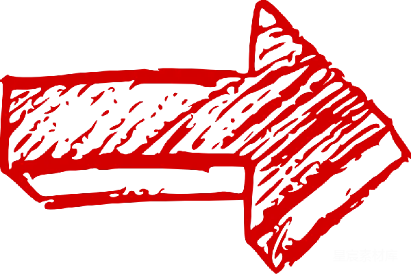 元素素材 红色