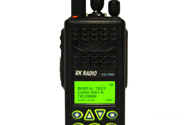 元素素材 BK Radio KNG-P800数字对讲机