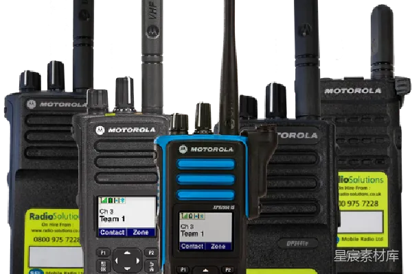 元素素材 Motorola对讲机产品展示