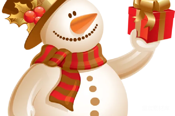 元素素材 雪人