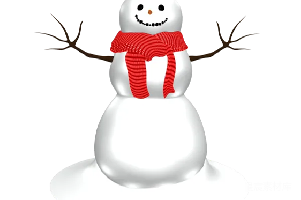 元素素材 雪人