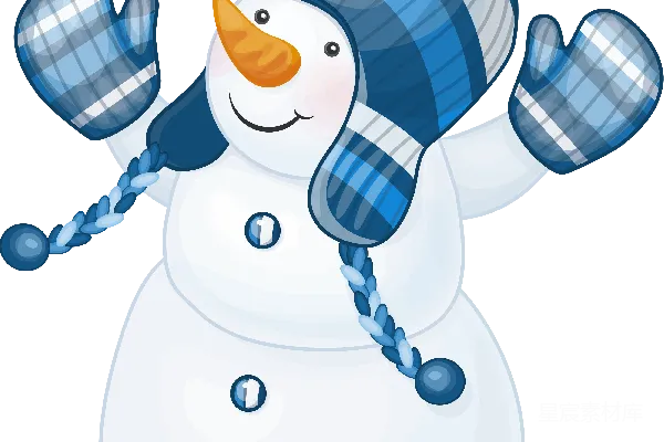 元素素材 雪人