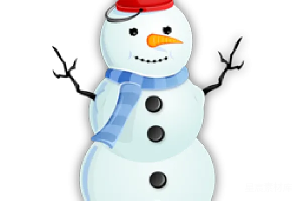 元素素材 雪人