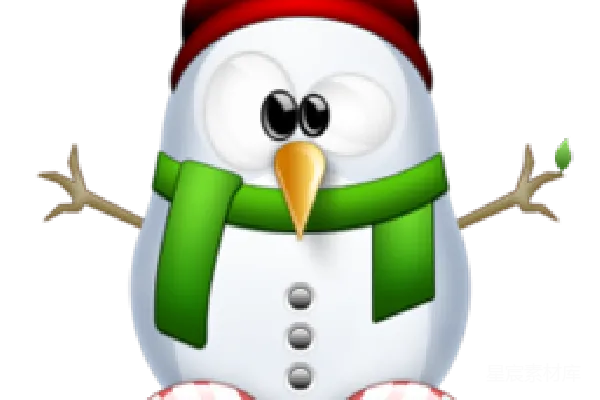 元素素材 雪人