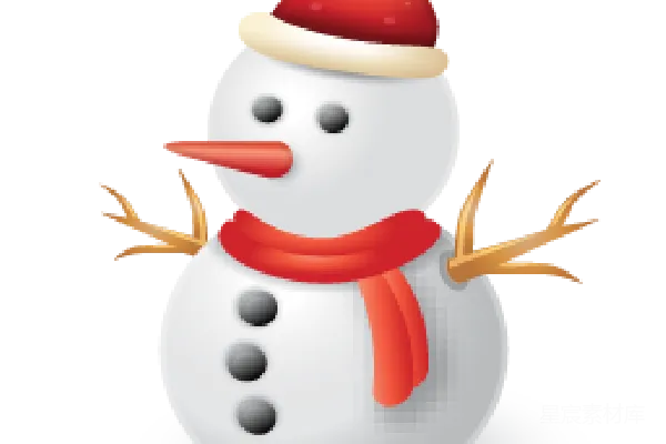 元素素材 雪人