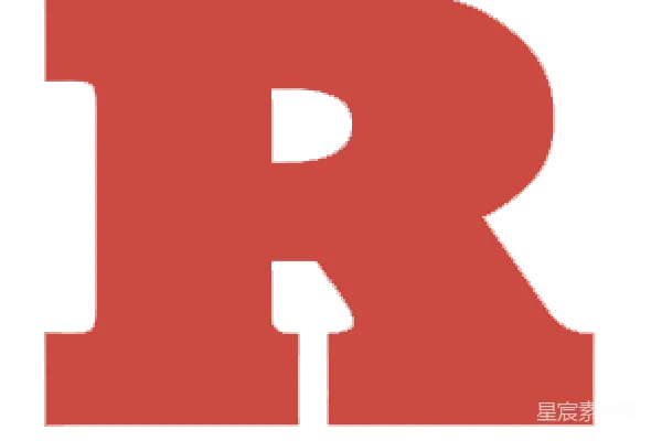 元素素材 红色字母R标志设计